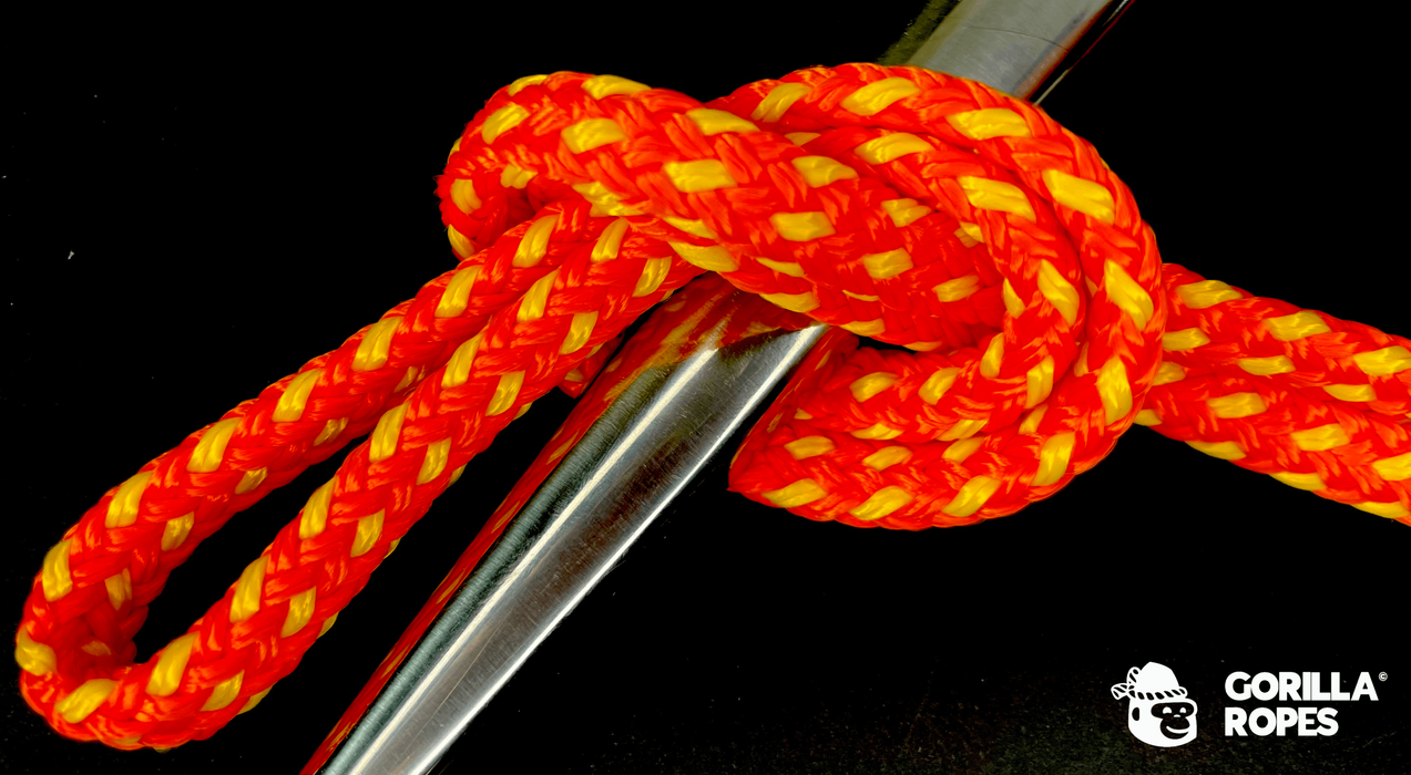 Cordage flottant polyéthylene orange jaune