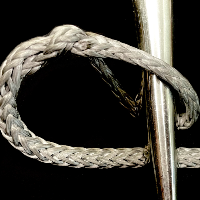 Épissure bloquée sur tresse HMPE Dyneema, terminaison sécurisée sans couture