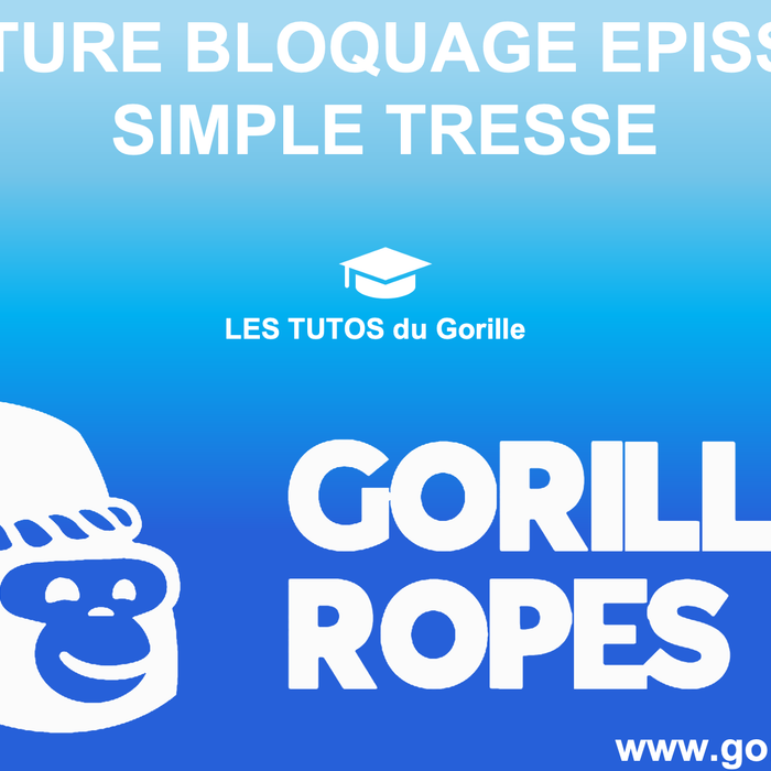 Tuto comment bloquer une epissure simple tresse HMPE / Dyneema