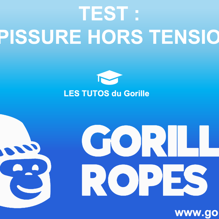 Test epissure HMPE / Dyneema hors tension