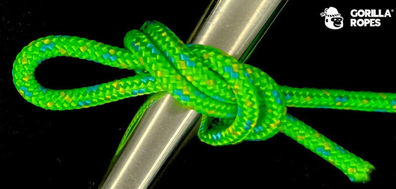 Bobine double tresse polyamide 2mm vert