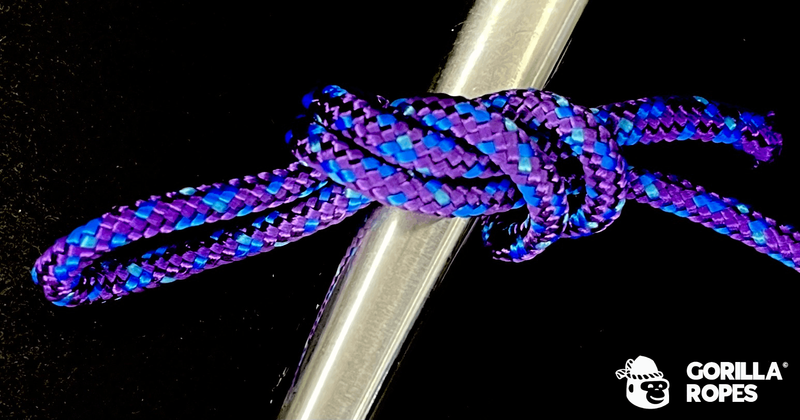 Bobine double tresse polyamide 2mm violet