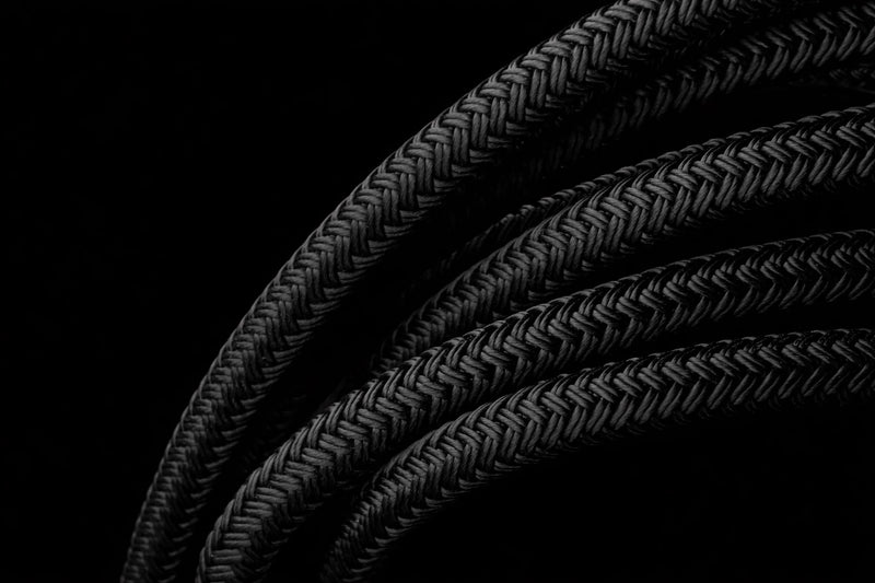 Cable textile ame technora gaine polyester parfait pour bastaque textile ou étais largable.