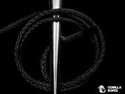 Tresse creuse noire HMPE simple tresse lashing et matelotage – Gorilla Ropes