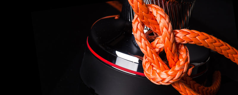 Tresse creuse HMPE ensimée orange