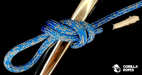 ECOUTE ÂME HMPE + GAINE POLYESTER BLEUE GRISE 6 mm
