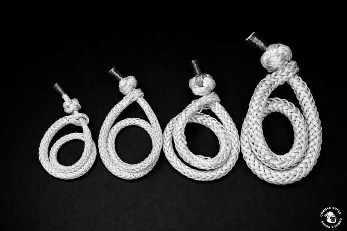 Manille textile made in France, différentes tailles - Gorilla Ropes