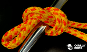 Cordage flottant polypropylène orange jaune
