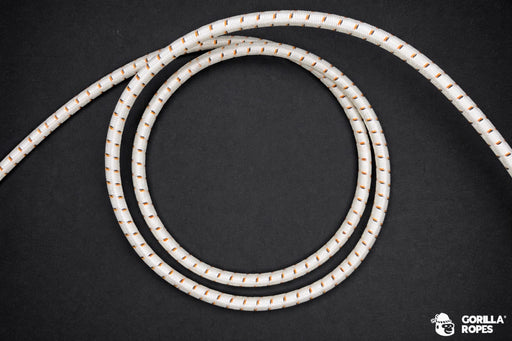 ELASTIQUE SANDOW AME LATEX + GAINE HMPE BLANC FIL ROUGE