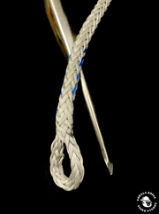 L'épissure simple tresse sur tresse creuse HMPE ou Dyneema