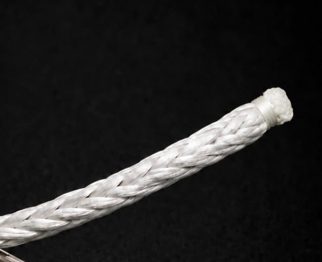 Surliure fil dyneema sur simple tresse