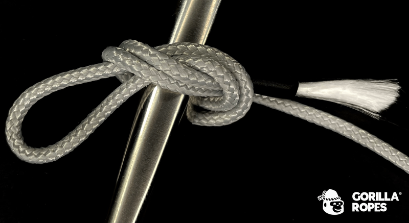 Tous usages - Voile Légère - ÂME HMPE + GAINE POLYESTER - 2mm -gris- lashing