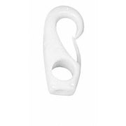 MOUSQUETON EN POLYAMIDE A OEIL 4 mm blanc