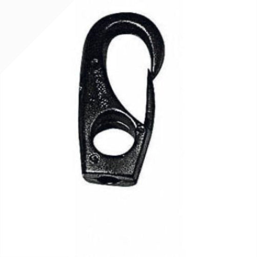 MOUSQUETON EN POLYAMIDE A OEIL 4 mm noir