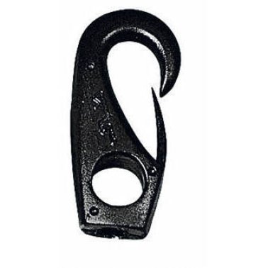 MOUSQUETON EN POLYAMIDE A OEIL 8 mm noir