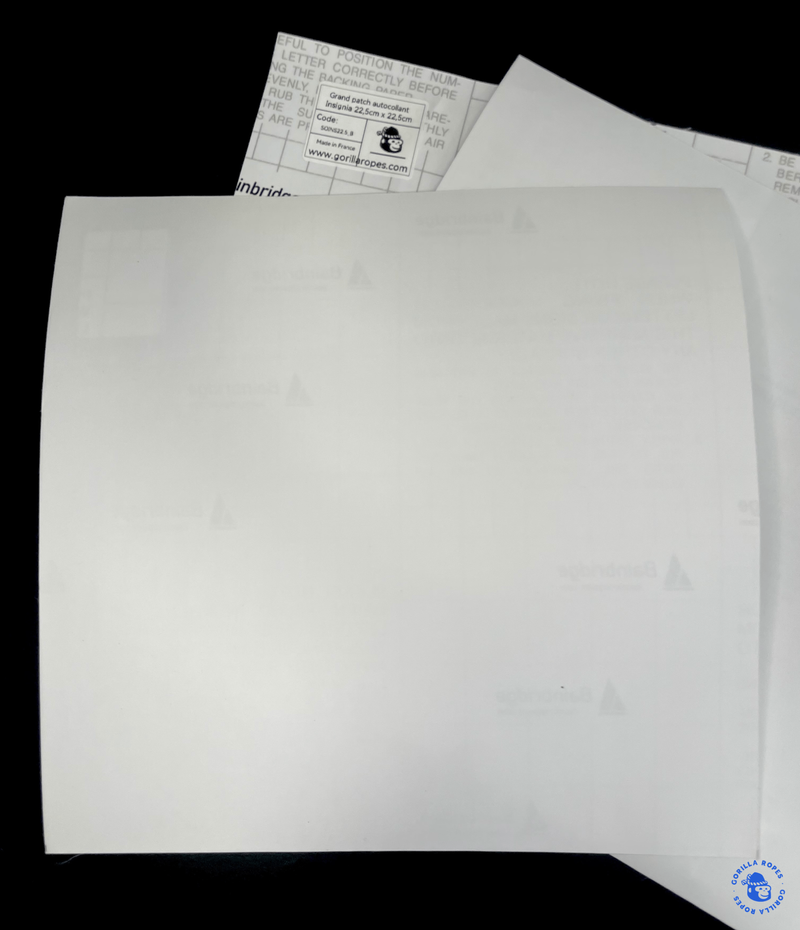 patch tissus autocollant insigna carré