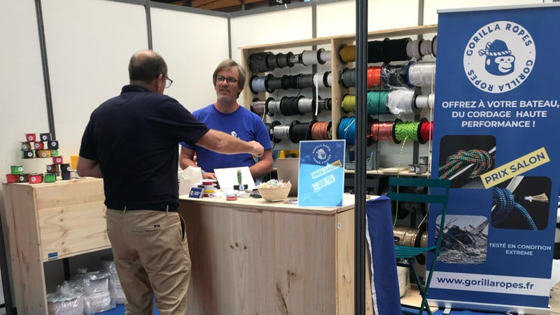 Stand salon nautique saint malo Gorilla Ropes