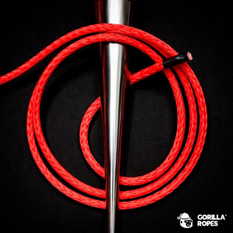 Tresse creuse rouge HMPE simple tresse drisse et matelotage – Gorilla Ropes