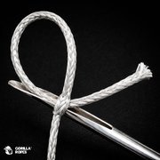 Tresse creuse gris HMPE simple tresse pour matelotage et épissure – Gorilla Ropes